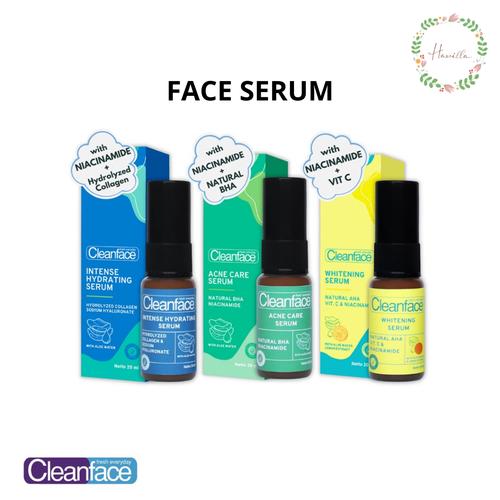 Jual Cleanface Face Serum| Acne | Whitening | Hydrating 20ml Original ...