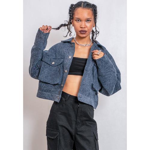 Jual OCWA PREACH OVERSIZED CROP DENIM 