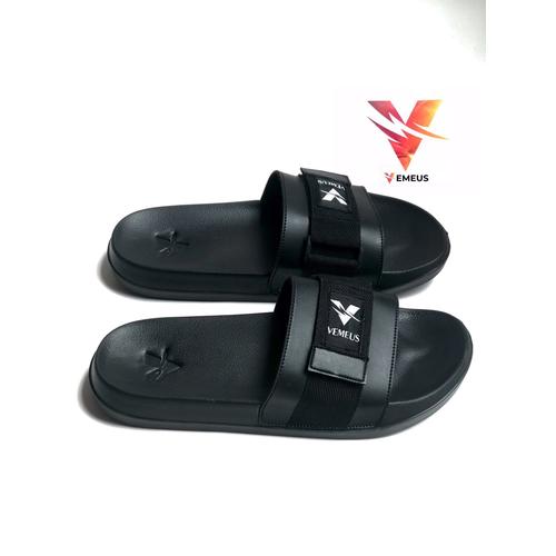 black slip on slides