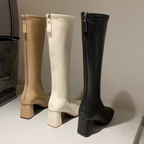 Jual Waterproof Knee Boots Heel Boots 
