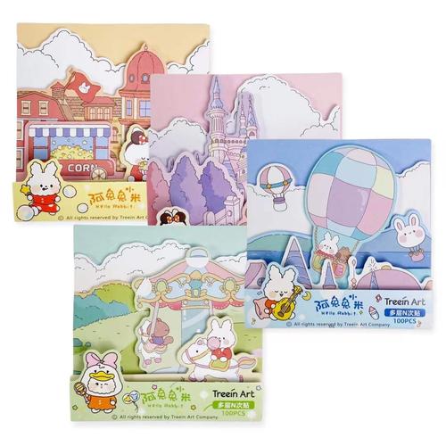 Hello Rabi Jual Scoop Sticky Note Kertas Pesan (dengan lem, mudah dilepas) Hello ...