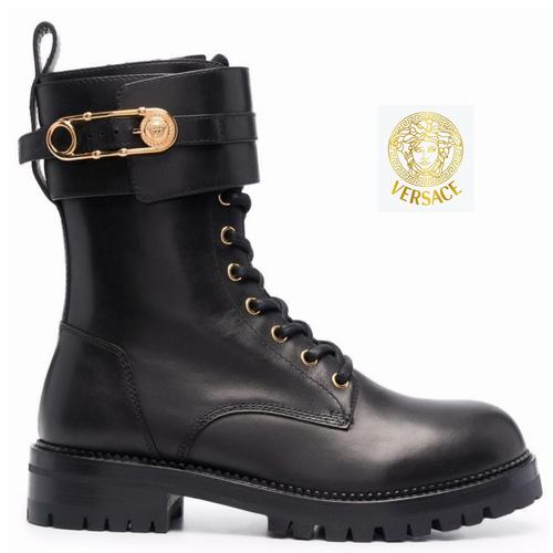 versace combat boots