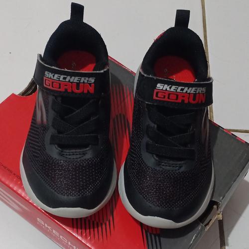 Jual Skechers Kids Black/Red, Go Run 