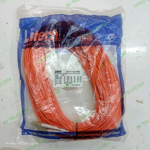 Jual patch cord multimode LC to LC 30 m / kabel FO LC LC 30 meter OM2 ...