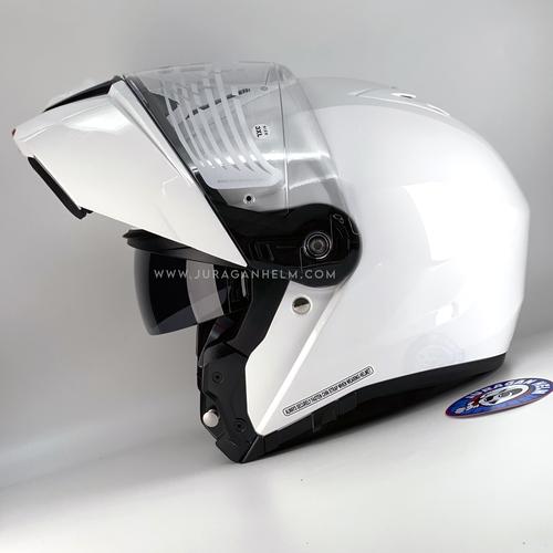 Gambar HJC i90 Modular WHITE - M dari Juragan Helm ID Jakarta Barat Tokopedia