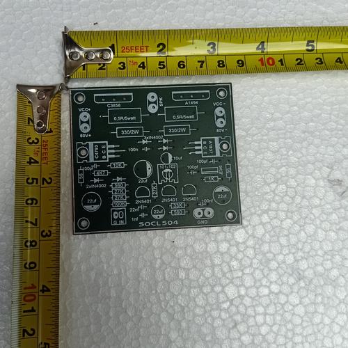 Jual pcb socl 504 hanya pcb socl 504 kit audio driver power rakitan