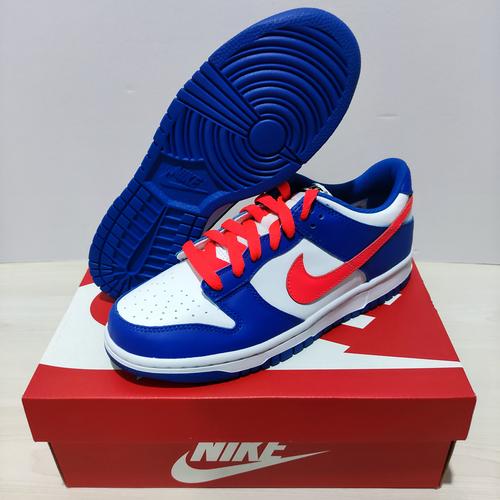 dunks white and blue