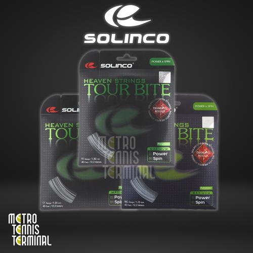 Jual Solinco Tour Bite Diamond Rough String ( Senar Raket Tenis ) - 16g ...
