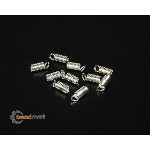 Gambar Manik Metal, Spring Coil End, 3x5mm, 1 Pack, Bahan Aksesoris - Rhodium Plating dari Beadmart Kab. Gianyar Tokopedia