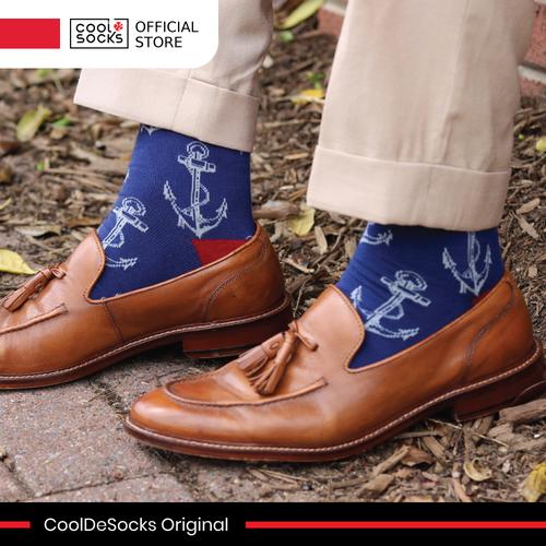Gambar CoolDeSocks Original | Kaos Kaki Fashion - Anchor Blue dari CoolDeSocks Official Jakarta Barat Tokopedia