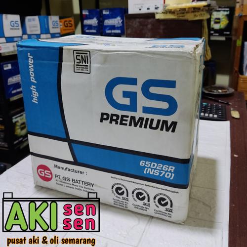 Jual accu aki basah mobil chevrolet captiva bensin aveo 12v 65ah gs