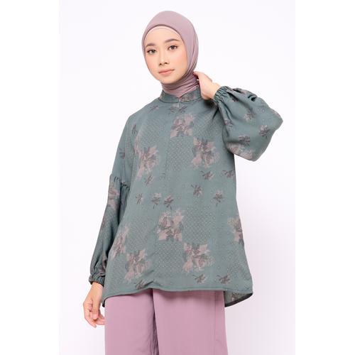 Gambar ZM Zaskia Mecca - Yumi Moss Blouse Romansa Khatulistiwa - Bunga Asoka - L dari Zaskia Mecca Official Kab. Bekasi Tokopedia