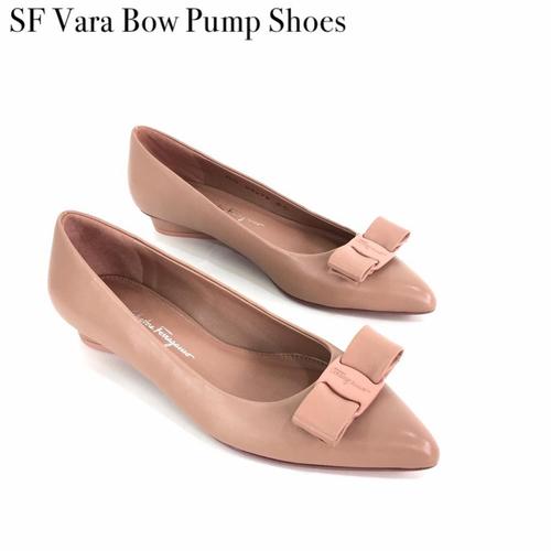 Sepatu SF vara bow pump shoes - Nude 