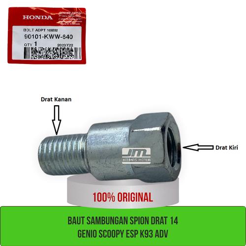 Jual Baut sambungan spion drat 14 genio 