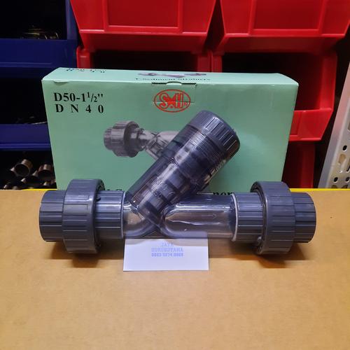 Jual Y Strainer PVC 1 1/2 inch / Y Strainer PVC Bening Jakarta Barat