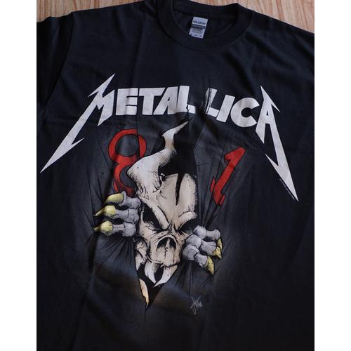 Jual KAOS BAND METALLICA SKULL OFFICIAL 