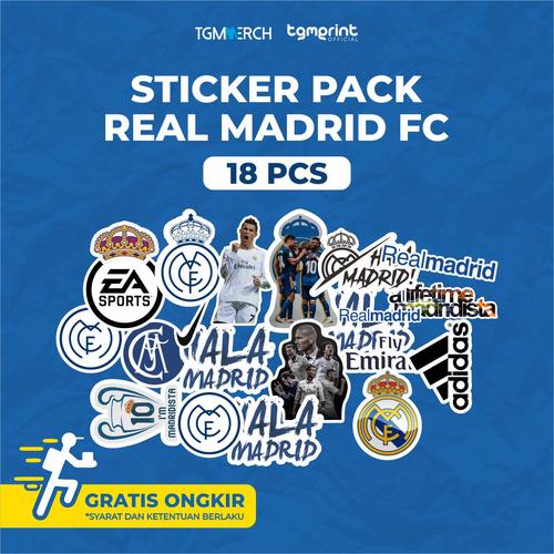 Jual Stiker Pack Real Madrid Fc| Murah - Kota Bekasi - TGM MERCH