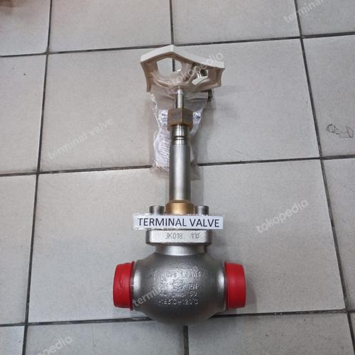 Jual cryogenic globe valve herose 11/2inch buttweld/globe valve herose