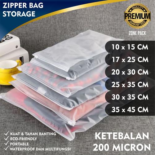 Plastic Bag Organizer Zip Lock Storage Bag Jual Zipper Storage Bag