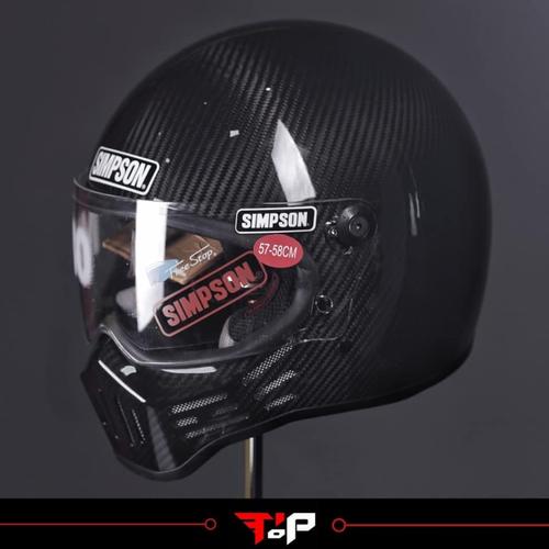 Jual SIMPSON M30 BANDIT CARBON HELMET Jakarta Pusat Toko Helm - Main Image
