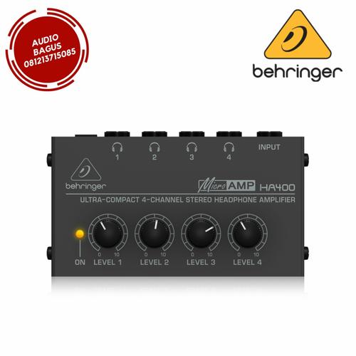 Jual BEHRINGER HA400 [ HA 400 ] Headphone Amplifier for Studio & Live