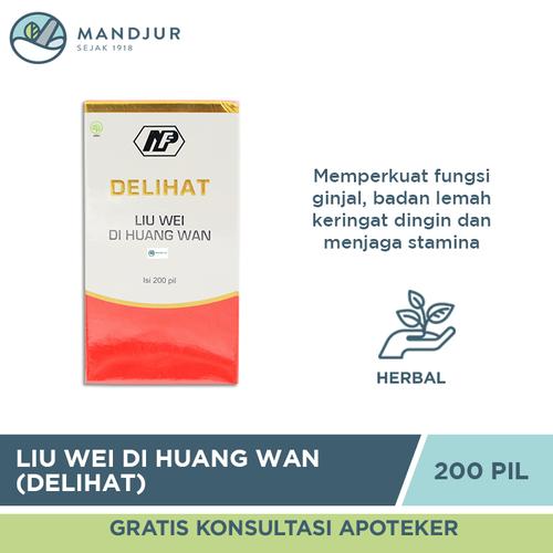 Gambar Liu Wei Di Huang Wan (Delihat) - Suplemen Kesehatan Ginjal dari mandjur Jakarta Pusat Tokopedia