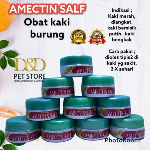 Jual OBAT KAKI BURUNG AMECTIN SALF MENGATASI SAKIT PADA KAKI BURUNG ...