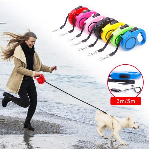Tali Tuntun Hewan Anjing Otomatis Pet Leash Retractable Dog Cat Polos di  Kenny Yu Tokopedia