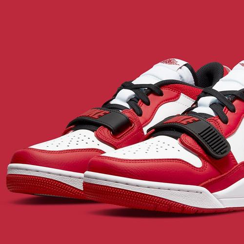 AIR JORDAN LEGACY 312 LOW BLACK GYM RED 