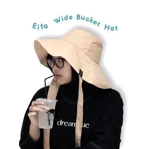 Jual wide bucket hat tali eifa | bucket 
