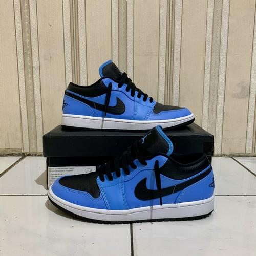 Nike Air Jordan 1 Low University Blue Black | 553558-403 | LUSSO Footwear