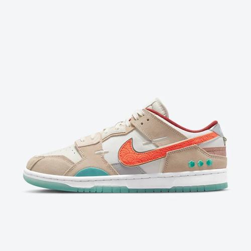 white and orange dunk