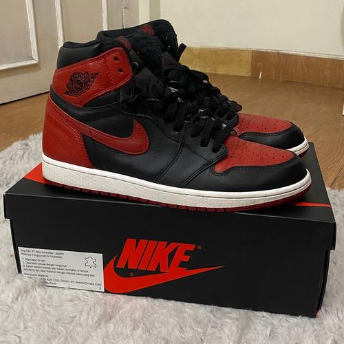 Jual Nike Air Jordan 1 High Bred Banned 