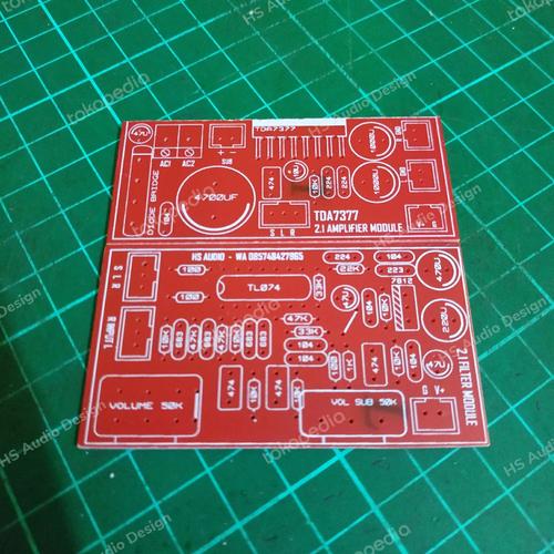 Jual PCB 2.1 mini amplifier tda 7377 tda7377 - Kab. Sidoarjo - HS Audio