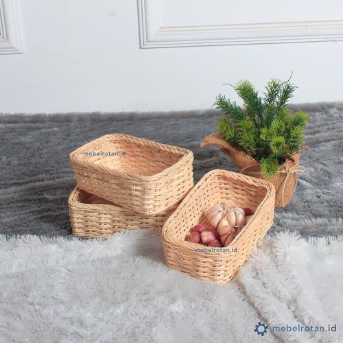 Gambar Tempat Keranjang Bawang Bumbu Dapur Rotan - Keranjang Sebaguna - 1 PCS dari Mebel Rotan ID Kota Semarang Tokopedia