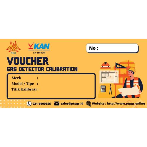 Jual VOUCHER GRATIS Kalibrasi Gas Detector Jakarta Utara PT