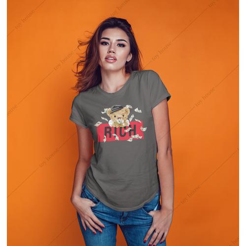 Promo KAOS / BAJU CEWEK KOREA BEAR RICH 