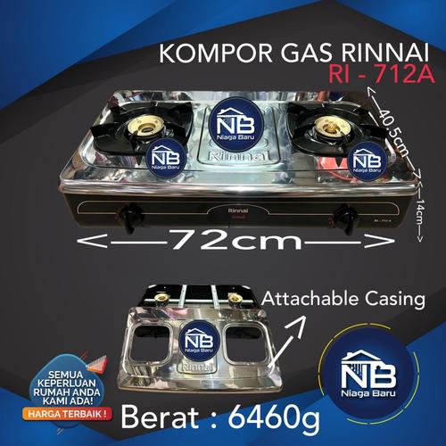Jual Ri 712 A Kompor Gas Rinnai 2 Tungku Kota Bogor Niagabaru Tokopedia