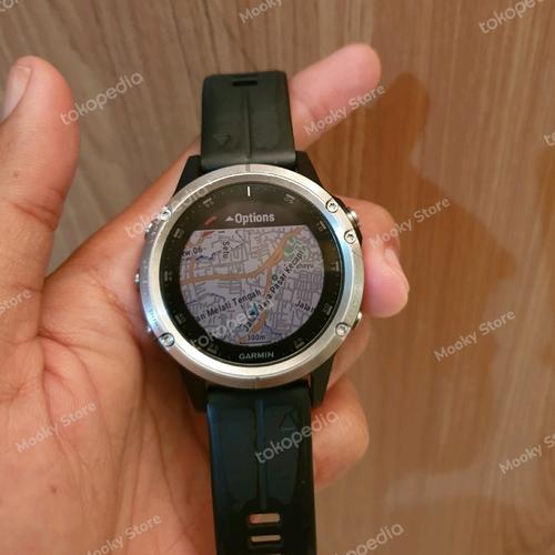 Jual Garmin fenix 5 plus lngkp mulus bs 