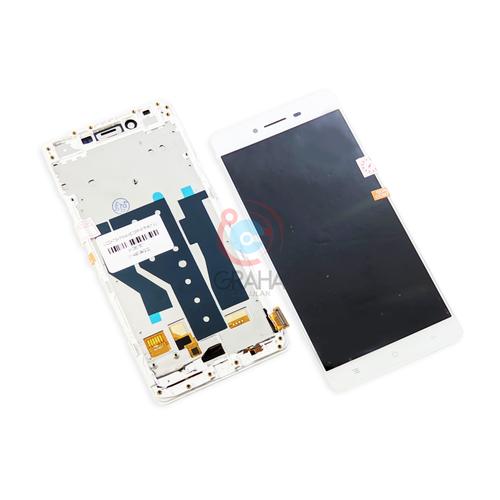 Jual lcd oppo R7 / R7F fullset touchscreen original - Putih - Kota ...