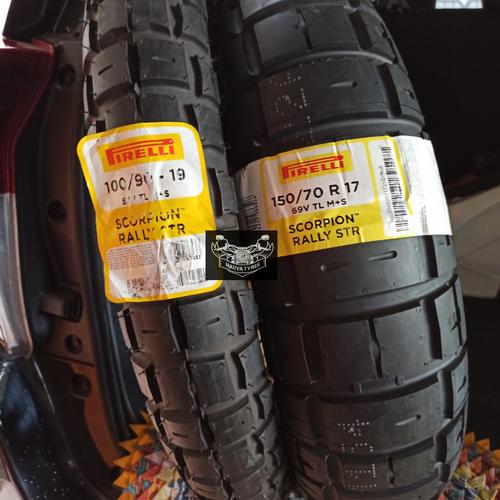 Jual Ban pirelli scorpion rally STR 100/90-19 150/70-17 - Jakarta ...