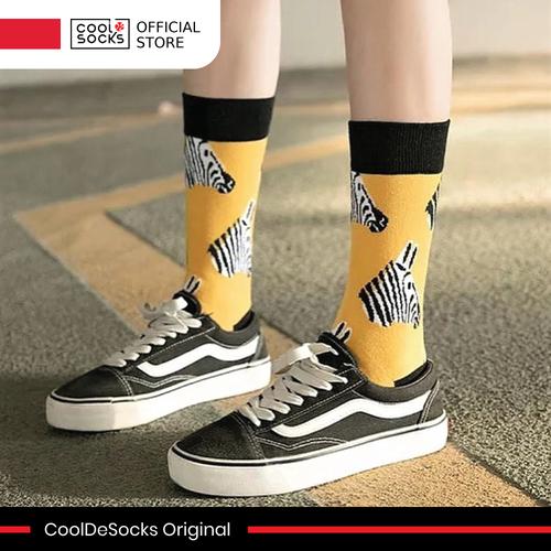 Gambar CoolDeSocks Original | Kaos Kaki Fashion - Crew Socks - Zebra dari CoolDeSocks undefined Tokopedia