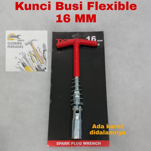 Gambar RRT Kunci Busi Flexible 16MM / Kunci Busi 16 MM Motor Mobil - GG.MERAH dari GUDANG PERKAKAS Kab. Tangerang Tokopedia