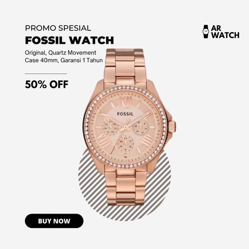 Promo JAM TANGAN FOSSIL AM 4483 WANITA 