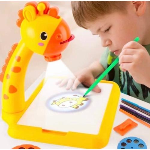 Jual Mainan Anak Meja projektor Gambar Projector Drawing Giraffe Desk ...