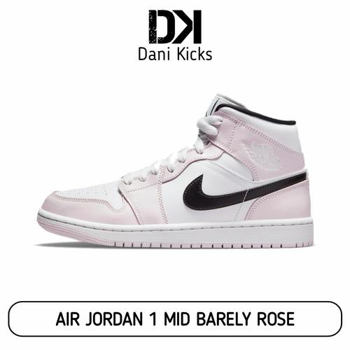 Jual Nike Air Jordan 1 Mid Barely Rose 
