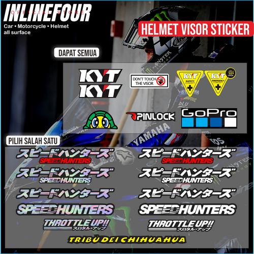 Jual Paket Stiker Pemanis Visor Sticker Kaca Helm KYT AGV NHK SHOEI
