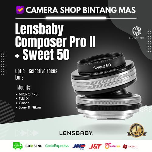 Lensbaby Composer Pro II with Sweet 50 Optic Lens Selective Focus  micrro 4/3 di Camera Shop Bintang Mas Tokopedia