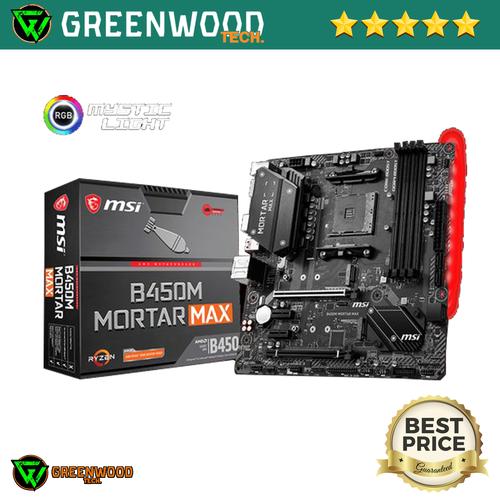 MSI B450M MORTAR MAX di Greenwoodtech Tokopedia