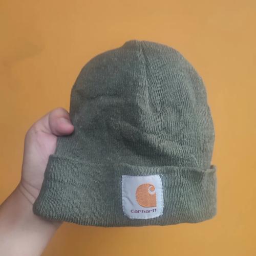 Jual beanie hat Carhartt green - Kota 